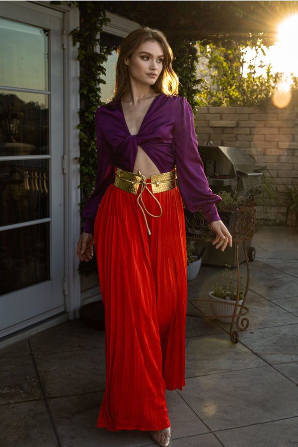 Perfect for a Casual Day Out with Satin Jumpsuit